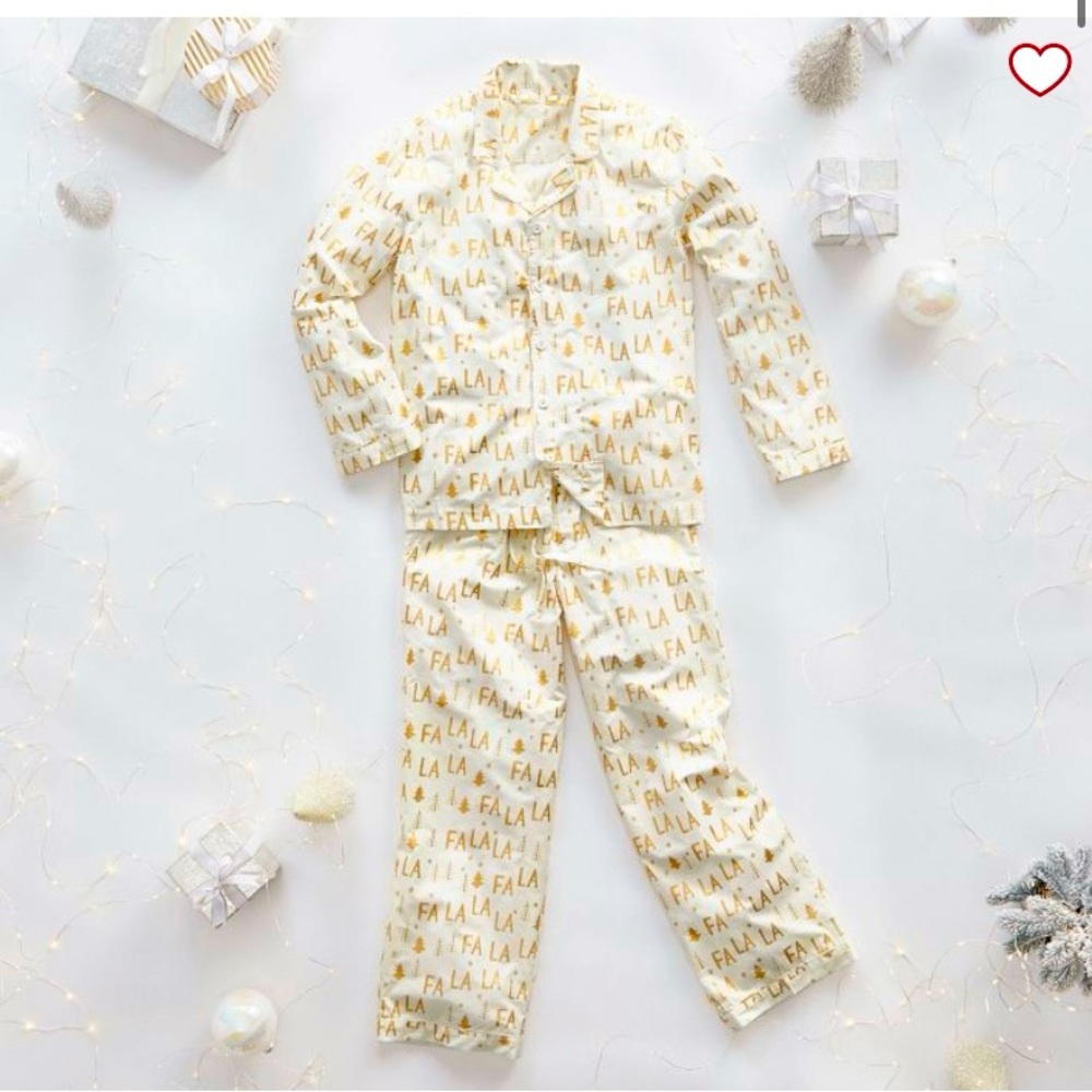 Pottery Barn teen Christmas pajamas small